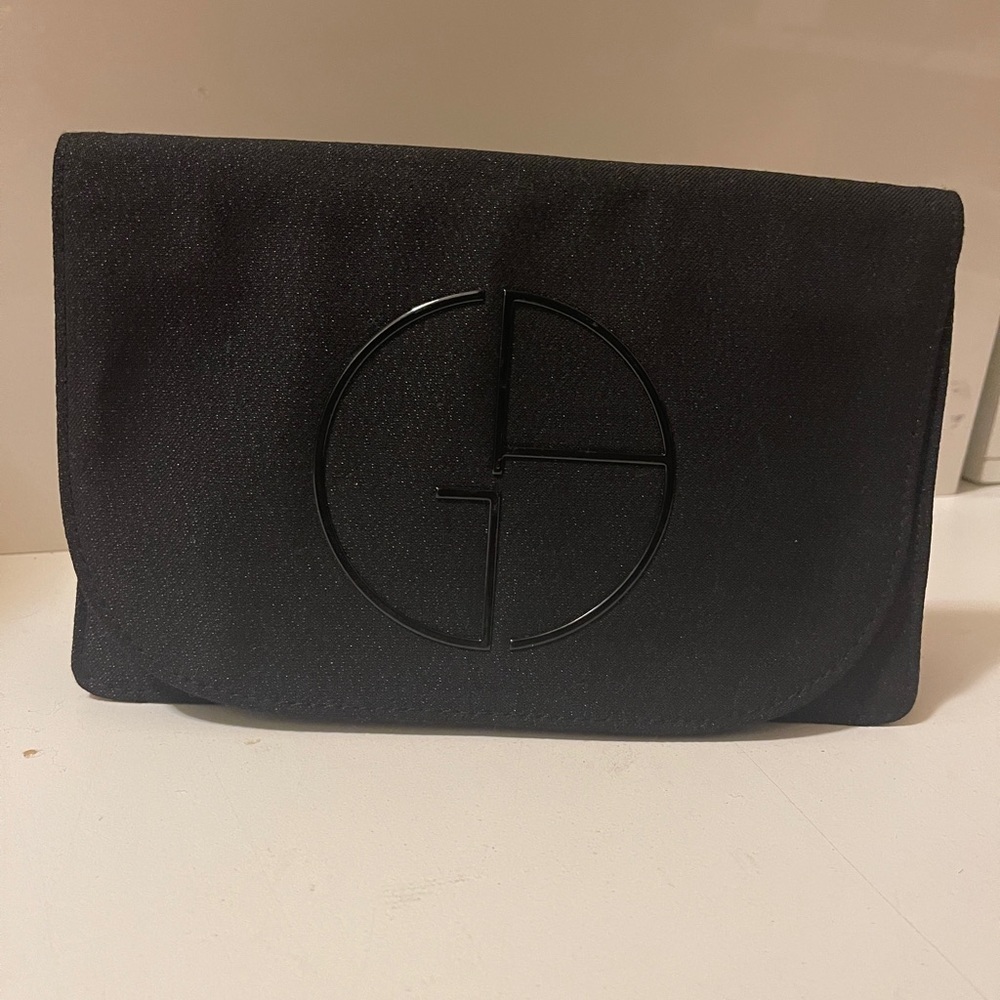 Giorgio Armani Black Sparkle Evening Pouch